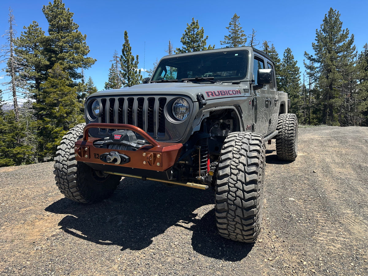Gauntlet Front Bumper w/Bull Bar Tube for Jeep JL/JT (2018+)