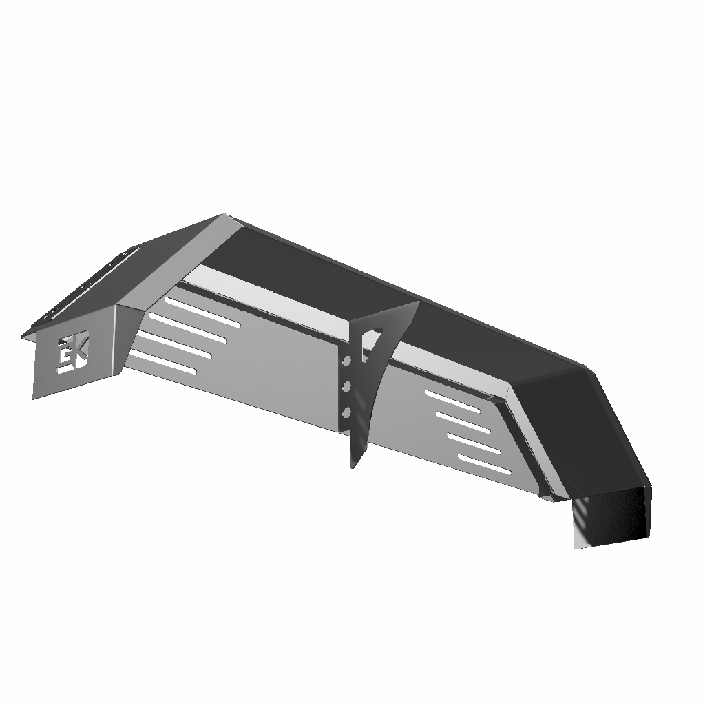 Heavy Duty Weld on DIY Drive Over Trailer Fender Kit Bare Steel - Pair
